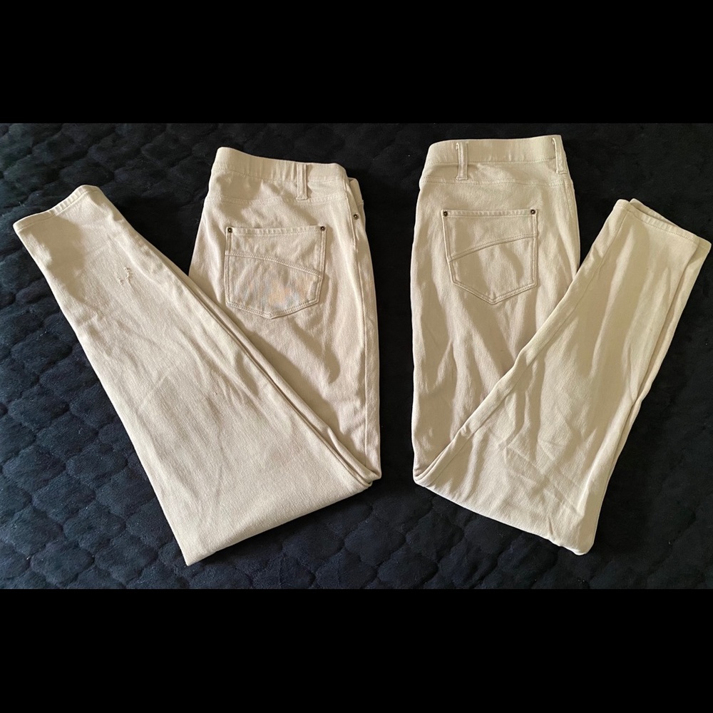 2 pairs jeggings